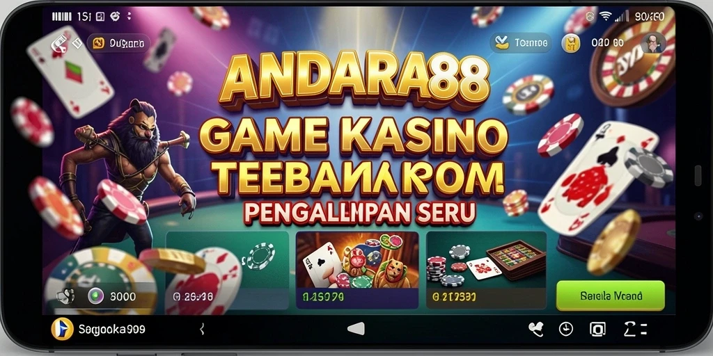 Tampilan gameplay Kasino yang mendebarkan di ANDARA88.