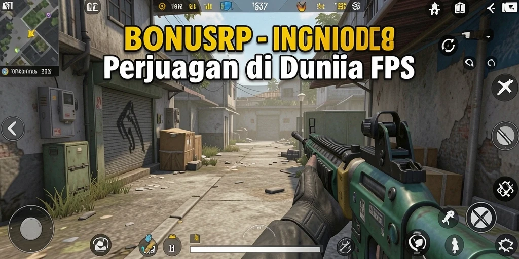 Gameplay mendebarkan di dunia FPS BONUSRP.