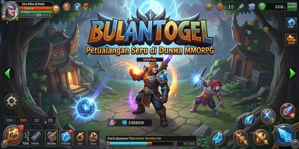 Tampilan gameplay MMORPG yang mengasyikkan dan penuh aksi.
