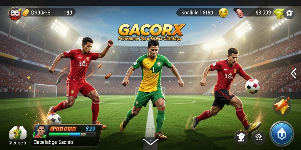 Tampilan menarik dari gameplay GACORX yang penuh aksi.