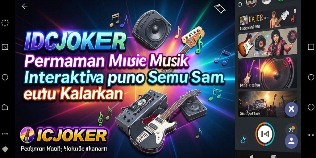 Tampilan gameplay interaktif IDCJOKER yang menyajikan permainan musik seru.