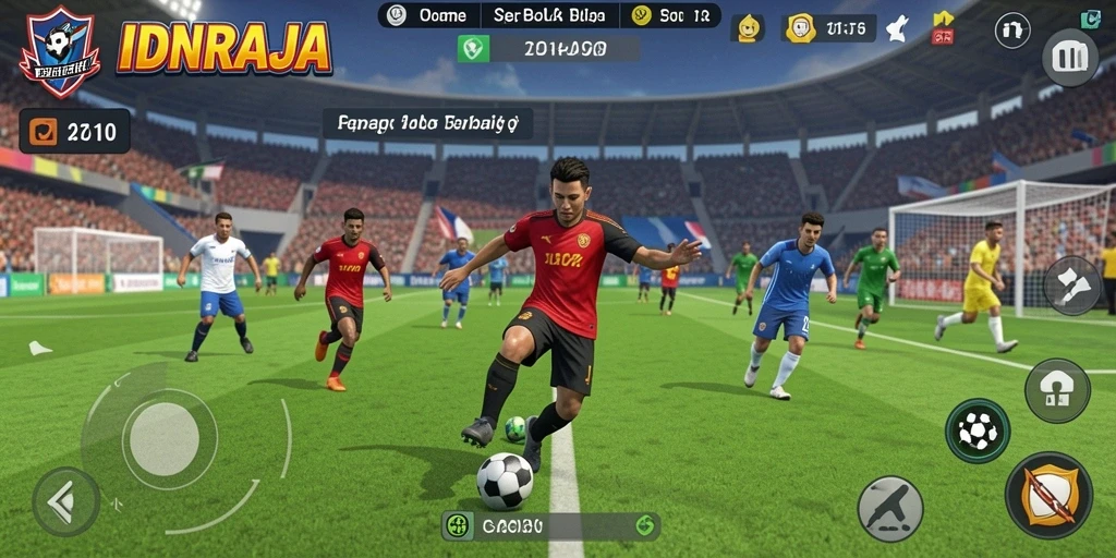 Tampilan gameplay IDNRAJA yang menegangkan dan penuh aksi.