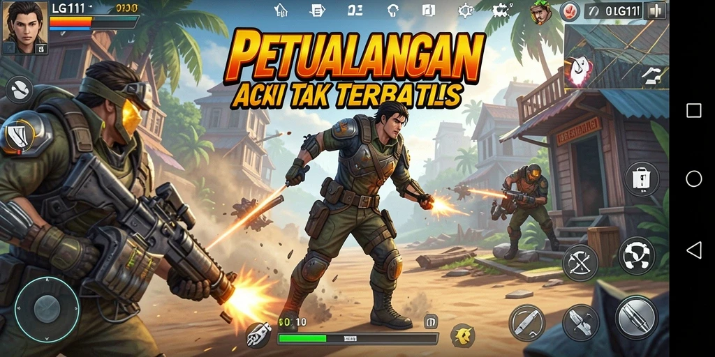 Screenshot gameplay LG111 menampilkan aksi seru dan grafis yang menakjubkan.