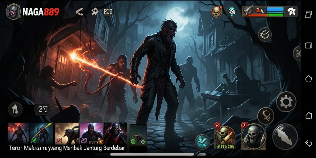 Gameplay <strong>NAGA889</strong> yang menegangkan dengan suasana Horror yang mencekam.