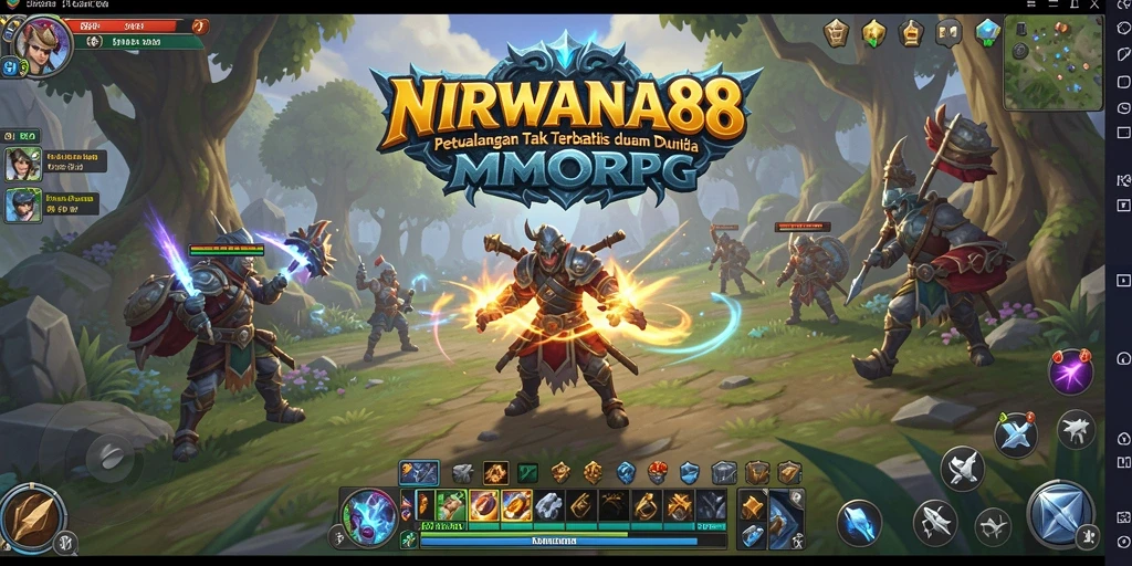 Tampilan gameplay menarik dalam NIRWANA88 dengan pertarungan epik.